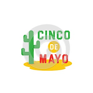 Cinco de Mayo -May 5th- typography banner vector. Mexico design for fiesta cards or party invitation and poster. Collection of Cin