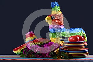 Cinco de Mayo Party Table. photo