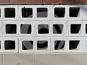 Cinder block concrete wall textured background front