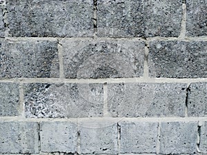 Cinder block wall background, brick texture.