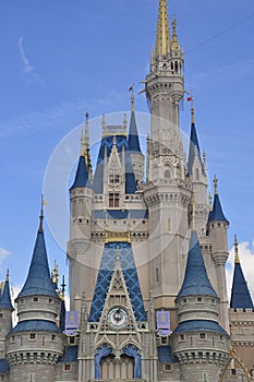 Cinderella Castle at Magic Kingdom park, Walt Disney World Resort Orlando, Florida, USA