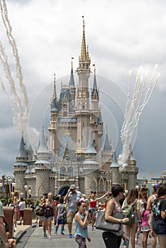 Cinderella Castle - Magic Kingdom - Walt Disney World - Orlando Florida July 2019