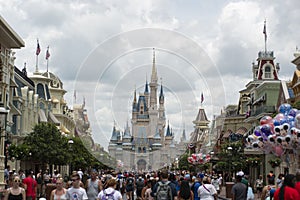 Cinderella Castle - Magic Kingdom - Walt Disney World - Orlando Florida July 2019