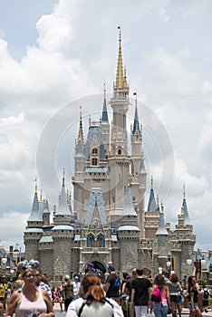 Cinderella Castle - Magic Kingdom - Walt Disney World - Orlando Florida July 2019