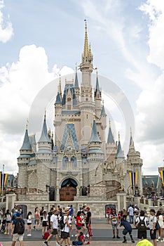 Cinderella Castle - Magic Kingdom - Walt Disney World - Orlando Florida July 2019