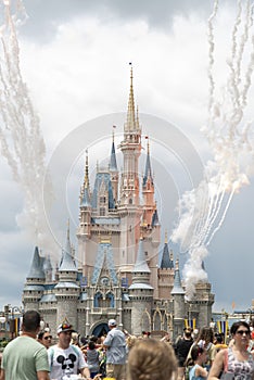 Cinderella Castle - Magic Kingdom - Walt Disney World - Orlando Florida July 2019