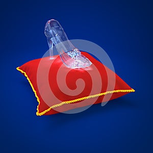 Cinderella crystal slipper