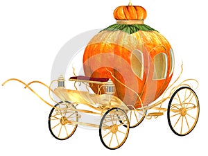 Cinderella fairy tale pumpkin carriage