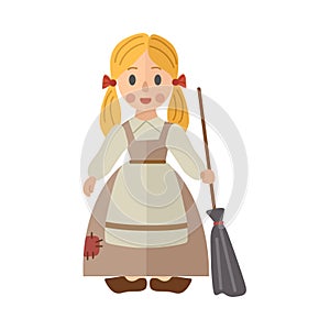 Cinderella icon vector illustration