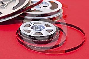 Cine film reels photo