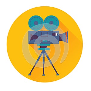 Cinema camera icon