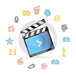 Cinema Concept. Vector