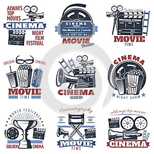 Cinema Emblems In Color