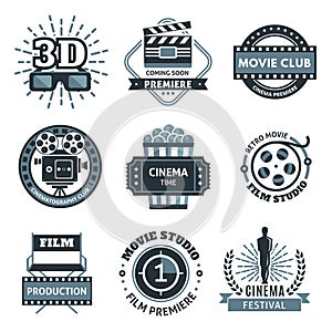 Cinema Label Set