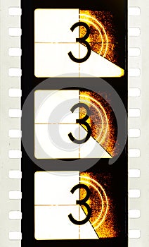 Cinema Movie Countdown Filmstrip