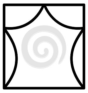 Cinema Isolated Vector Icon which can easily modify or edit