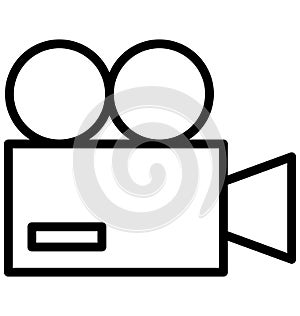 Shooting camera Isolated Vector Icon which can easily modify or edit