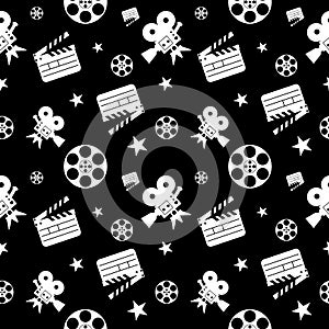 Cinema pattern white