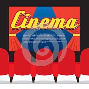 Cinema Seats In Front Of Screen Cinema Seats In Front Of Screen