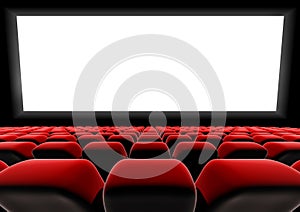 Cinema or theater screen seats.