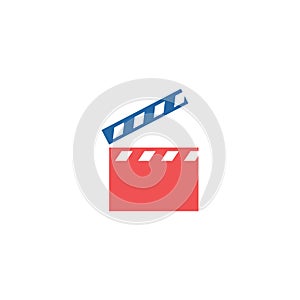 Cinema vector icon logo design