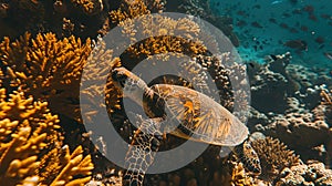 Cinematic Underwater Great Barrier Reef Scene