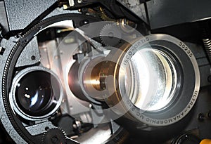 Cinematography Dromana Drive-in OLD PROJECTOR LENSES STILL IN USE