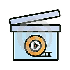 Cinematography Isolated Vector icon which can easily modify or edit
