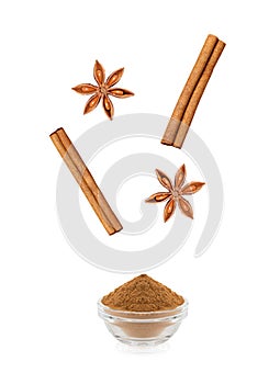 Cinnamon and anise/badiana