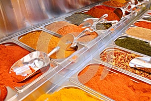 Cinnamon and anise at Mahane Yehuda, famous market in Jerusalem.