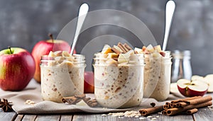 Cinnamon Apple Overnight Oats