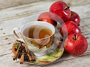 Cinnamon apple tea