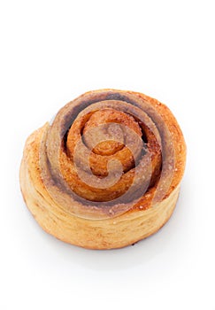 Cinnamon bun close-up