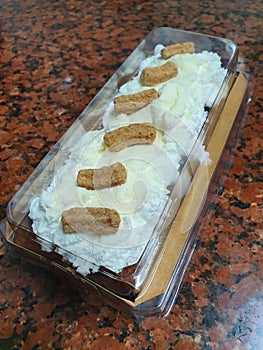 Cinnamon cake for one