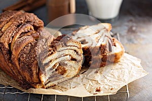 CInnamon chocolate babka