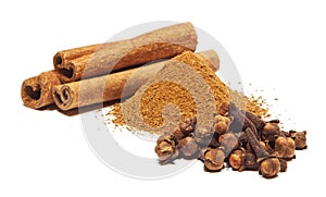 Cinnamon, clove