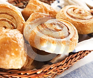 Cinnamon danish bun