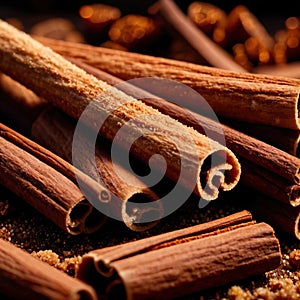 cinnamon, dried herbs seasoning for cooking ingredient