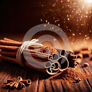 cinnamon, dried herbs seasoning for cooking ingredient