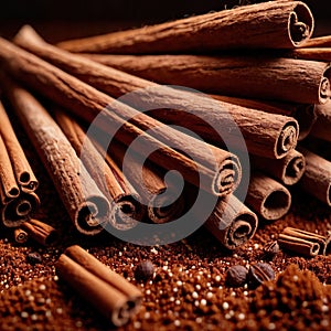 cinnamon, dried herbs seasoning for cooking ingredient