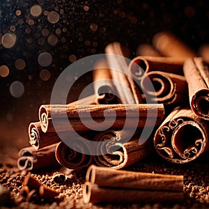 cinnamon, dried herbs seasoning for cooking ingredient