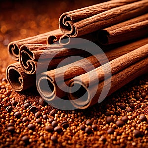 cinnamon, dried herbs seasoning for cooking ingredient