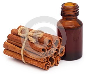 Cinnamon with essential oil