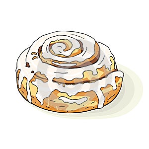 Cinnamon roll bun