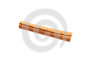 Cinnamon sticks isolated on white background.