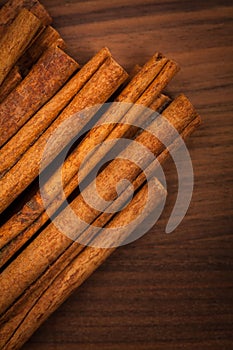 Cinnamon Sticks. Macro.