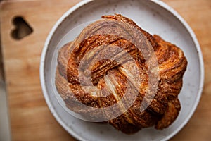 Cinnamon sugar chai twist bread baked treat