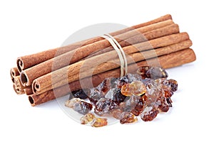 Cinnamon sugar in closeup