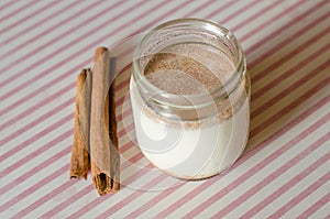 Cinnamon yogurt photo