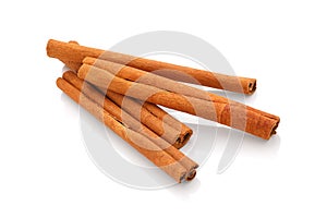 Cinnamonsticks,cinnamon sticks isolated on white background